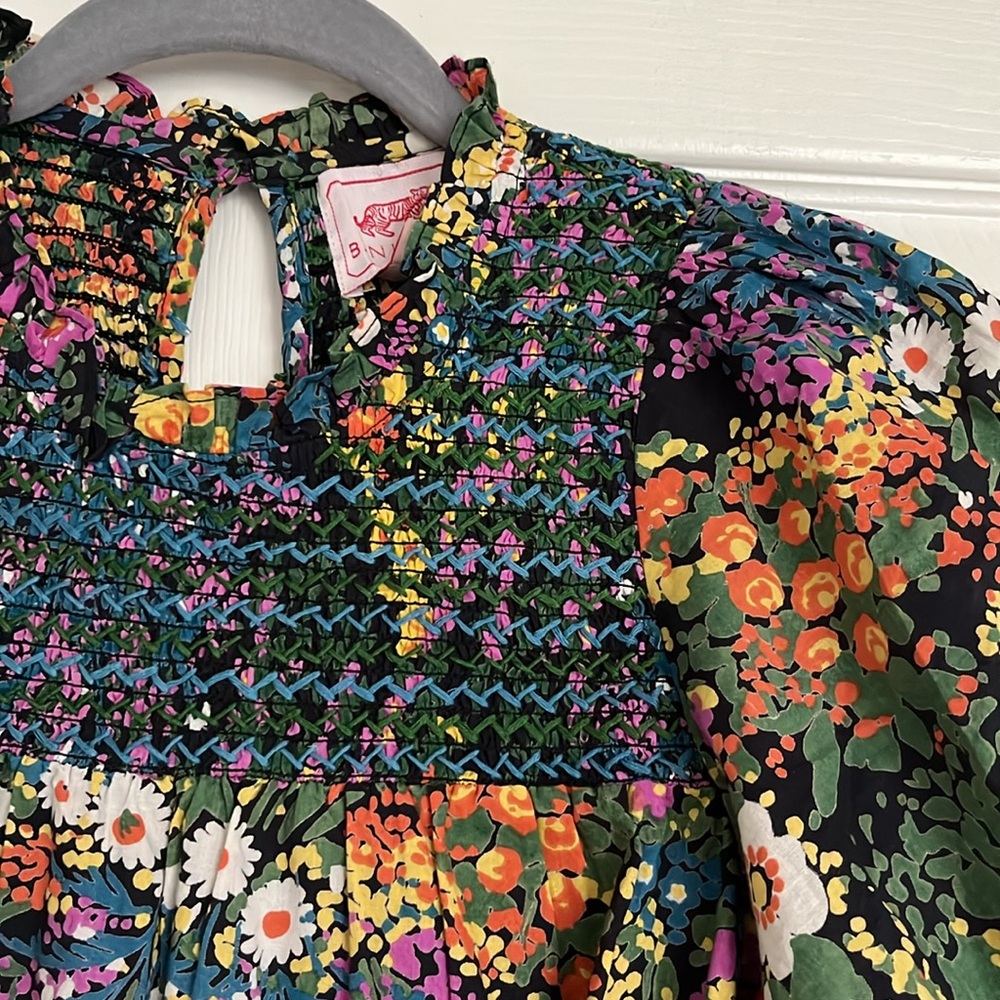 Banjanan Nicole Mini Dress Loki's Garden Black Floral Print - Picture 7 of 12